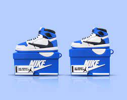 NK BLUE AIRPODS- DORTMUNDCASES™
