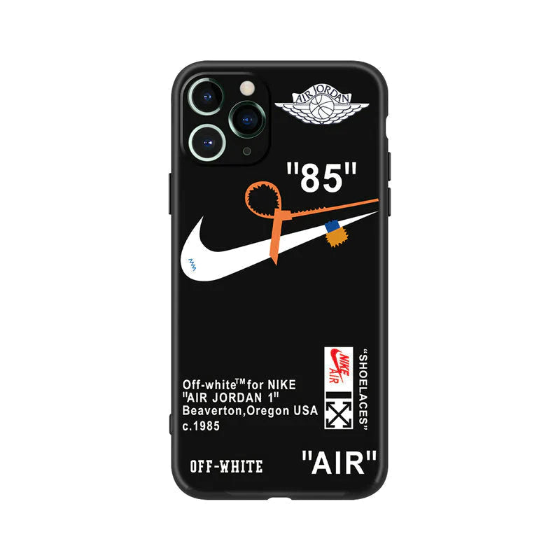 NK X O.W IPHONE BLACK - DORTMUNDCASES™