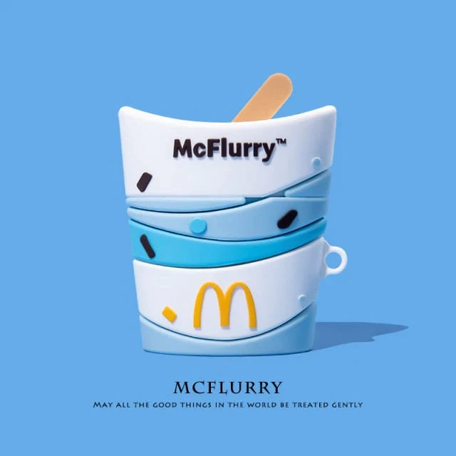 MCFLURRY WHITE AIRPODS COVER - DORTMUNDCASES™